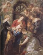 The Coronation of St Catherine (mk01) Peter Paul Rubens